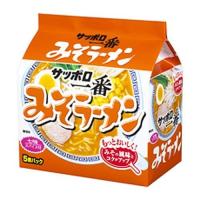 サッポロ一番みそラーメン 5食パック みそ味 インスタントラーメン インスタント食品 インスタント麺 即席麺 麺類 食品 ラーメン 袋麺 | よろずやマルシェYahoo!ショッピング店