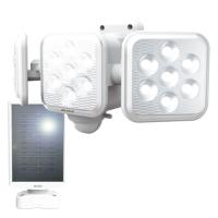 ムサシ LEDライト RITEX フリーアーム式LEDセンサーライト 5W×3灯 ソーラー発電式 屋外用 S-330L 防犯ライト ソーラー 人感 | よろずやマルシェYahoo!ショッピング店