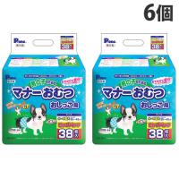 犬 おむつ 男の子のためのマナーおむつ おしっこ用 ビッグパック 小〜中型犬用 38枚×6袋 | よろずやマルシェYahoo!ショッピング店