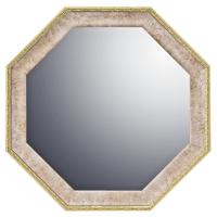 ユーパワー MIRROR ヴィンテージ八角ミラー Mサイズ ピンク VM-03012 | Mabyco