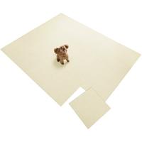 Sanko 【日本製 撥水 消臭 洗える】サンコー ずれない ジョイントマット ペット用 45×45cm アイボリー 20枚 カーペットタイプ | Mabyco