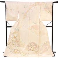 在庫処分 在庫処分 訪問着 本加工友禅 手描友禅 桜色 桜 橘 菖蒲 流水 在庫処分 在庫処分 訪問着 本加工友禅 手描友禅 桜色 桜 橘 菖蒲 流水