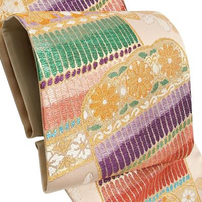 新品西陣名門小泉織物正絹最高級多色織王朝ロイヤル菱花鳥織特撰豪華振袖用袋帯 袋帯 : 着物 まつかわや ｜大阪上本町で高級着物と帯が格安で