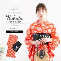 KIMONOMACHI （Prices down2）爆買 浴衣 レディース 単品 「赤色