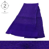 Prices down）振袖用 帯揚げ 正絹「ちりめん 金通し 全6色」古典 豪華