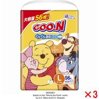 大王製紙 グ―ン ぐんぐん吸収パンツ Lサイズ 男女共用 56枚【3個セット販売】 | キムラヤYahoo!店