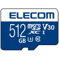 エレコム MF-MS512GU13V3R MicroSDXCカード ビデオスピードクラス対応 UHS-I U3 80MB s 512GB | キムラヤYahoo!店