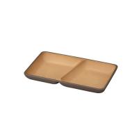 カノー EARTH COLOR 抗菌スクエアプレート ダークブラウン 74294 | キムラヤYahoo!店