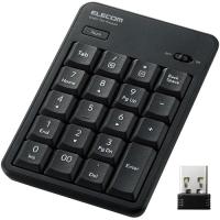 【推奨品】エレコム TK-TDM022SKBK テンキー ワイヤレス 無線 USB接続 抗菌 静音 メンブレン ブラック | キムラヤYahoo!店