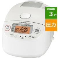 象印マホービン NP-RN05-WA 圧力IH炊飯ジャー 3合炊き ホワイト | キムラヤYahoo!店