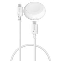 エレコム MPA-AWCDFCQWH Apple Watch 充電器 USB-C ケーブル 0.3m 高速充電 AppleWatch Ultra 2 ／ SE 第2世代 等対応 ホワイト | キムラヤYahoo!店