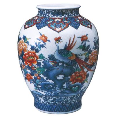 【 色鍋島 双耳下蕪花瓶 】　魯山窯　未使用新古　　　N0224B 色鍋島 双耳下蕪花瓶 】 魯山窯 未使用新古 N0224B - メルカリ