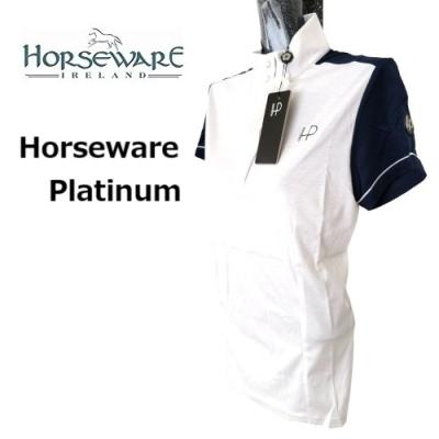 HW　半袖　コンペティションシャツ ショーシャツ　乗馬　馬術　乗馬ウェア 送料無料 HW 半袖 コンペティションシャツ ショーシャツ UVカット 乗馬