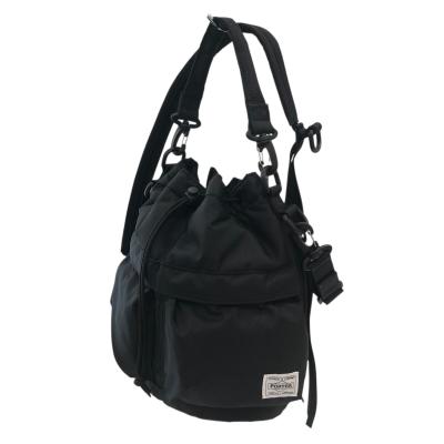 【極美品】ポーター　HYKE ハイク　リュック　バックパック　ブラック　巾着 完売必至】ポーター×ハイクの「2way巾着型ショルダー」が情報