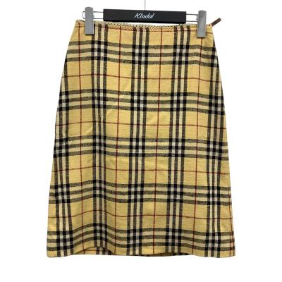 バーバリーチェック スカート（BURBERRY BLUE LABEL／レディース