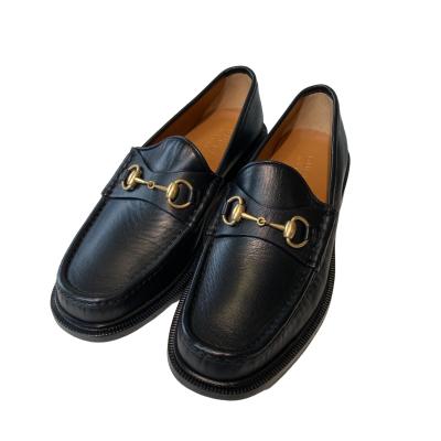 GUCCI ホースビットローファービブラムソール黒8 1/2（gucci