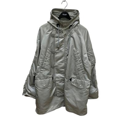 ALPHA INDUSTRIES N-3Bジャケット Mサイズ グレー n3b アルファ グレー