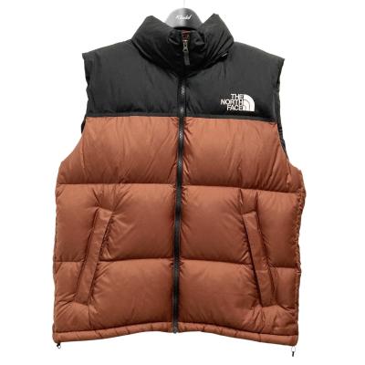 【値下げしました】ノースフェイス　ブラウン フード付き ダウンベストサイズL THE NORTH FACE（ザ ノースフェイス） メンズ ダウンジャケット CAMP