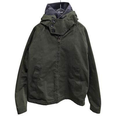 Ten-C★新品8.8万円 テンシー 後染めブラックのジップシャツブルゾン52 Ten-C☆新品8.8万円 テンシー 後染めブラックのジップシャツ