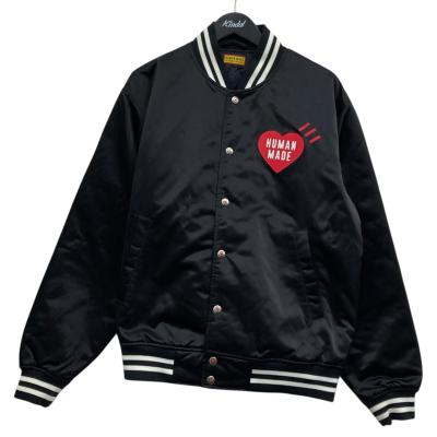 希少　新品　HUMAN MADE XL サテン　ハート　ボンバー　ジャケット HUMAN MADE（ヒューマンメード） ヒューマンメイド サイズ:S Satin