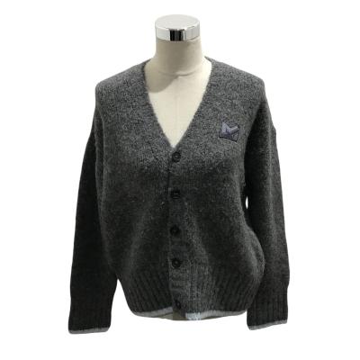 MAISON KITSUNÉ ダークグレー カーディガン Sサイズ　メゾンキツネ MAISON KITSUNE（メゾン キツネ） カーディガン メンズ ボールド