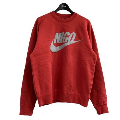 NIGO x NIKE スウェット M ナイキ x ニゴー スウェット M レッド - メルカリ