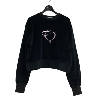 【新品未使用タグ付】the Virgins スウェット黒/ビジューロゴ VOGUE』ロゴ刺繍スウェット ブラック – VOGUE Collection