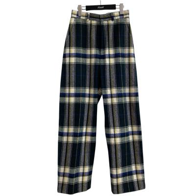 【最終値下げ】 6 roku ウールチェックパンツ 6(ROKU)＞コットン チェック パンツ