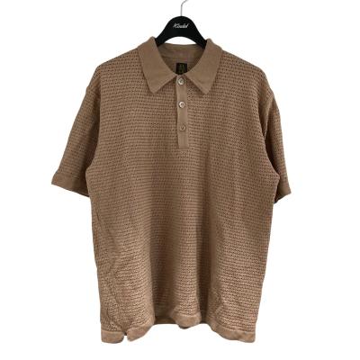 BATONER ニットポロ　サイズ2 SUMMER KNIT POLO SHORT SLEEVE