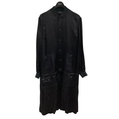 COMME des GARCONS HOMME PLUS コート 黒 Comme Des Garçons Homme Plus ジップディテール コート