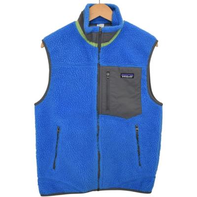 patagonia レトロ パイル ベスト メンズ（色：ブルー系）のおすすめ