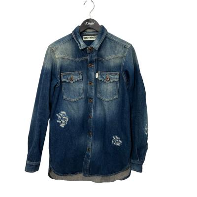 OFF-WHITE デニムジャケット off white デニム ジャケットの商品一覧 通販 - Yahoo!ショッピング