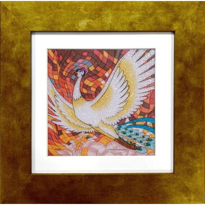 希少】手塚治虫 火の鳥 版画 正規品 サイン入り アールビバン 特大