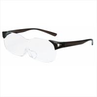 SMARTEYE ルーペ メガネ 拡大鏡 1.6倍率 オーバーグラス 両手が使える 大きく見える 眼鏡 スマホ 読書 新聞 パソコン 資料 男女兼用 0001se-001 | KIRARI Design Shop
