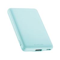 エレコム 薄型コンパクトモバイルバッテリー(5000mAh/2.4A/Cx1+Ax1) DE-C37-5000BU | KIRARI Design Shop