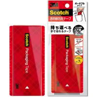 3M Scotch スコッチ 透明梱包用テープ ポータブル 7m 3M-3852FLT-RD | KIRARI Design Shop