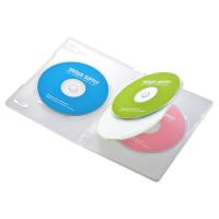 【5個セット(10枚×5)】 サンワサプライ DVDトールケース(4枚収納・10枚セット・クリア) DVD-TN4-10CLX5 | KIRARI Design Shop