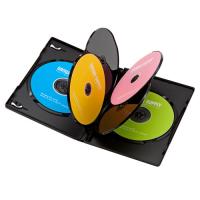 サンワサプライ DVDトールケース(6枚収納・10枚セット・ブラック) DVD-TN6-10BKN | KIRARI Design Shop