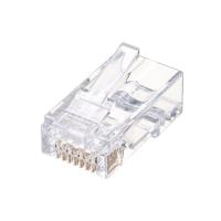 サンワサプライ RJ-45コネクタ(カテゴリ6、貫通型、単線・より線共用) ADT-6RJKN-100 | KIRARI Design Shop