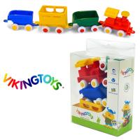 VIKINGTOYS バイキングトイズ ミニチュビーズトレインセット 156017(プラスチック おもちゃ 汽車 列車 乗り物 セット) 即納 | キレイスポット