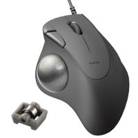 エレコム 有線 トラックボールマウス IST ベアリング支持 親指操作 36mmボール 5ボタン Windows Mac Chromebook | ルミナスエイト ヤフー店