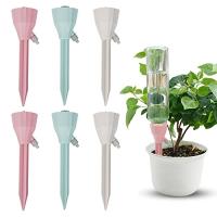 自動給水キャップ 自動給水器 6個セット 自動水やり器 植物自動じょうろ 散水 水やり 水遣り器 挿すだけ 各サイズペットボトル対応 園芸 植物 | ルミナスエイト ヤフー店