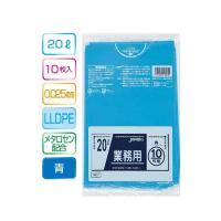 業務用20L 10枚入025LLD+メタロセン 青 TM21 まとめ買い 60袋×5ケース 合計300袋セット 38-329 | キリーショップ ヤフー店