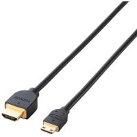 メール便発送 エレコム 3重シールド イーサネット対応ハイスピードHDMI-Miniケーブル A-C 1.5m DH-HD14EM15BK | キリーショップ ヤフー店