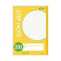 （まとめ買い）サクラクレパス 学習帳 ステップノート B5 特殊罫 200字 黄 N180 〔10冊セット〕 | キリーショップ ヤフー店