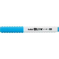 （まとめ買い）シヤチハタ BLOX カラー筆ペン 蛍光 ブルー KTX-FF-B 〔10本セット〕 | キリーショップ ヤフー店