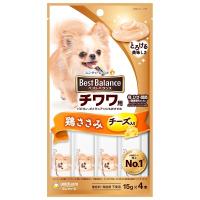 （まとめ買い）ユニ・チャーム ベストバランスおやつ チワワ用 鶏ささみ チーズ入り 15g×4本 犬用おやつ 〔×24〕 | キリーショップ ヤフー店