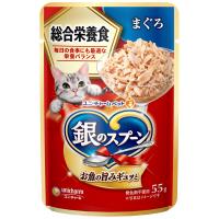 ユニ・チャーム 銀のスプーンパウチ 総合栄養食 まぐろ 55g 猫用フード | キリーショップ ヤフー店