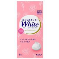 花王石鹸ホワイト アロマティック・ローズの香り 普通サイズ ６コ箱（85 g × ６コ） | ドラッグストアキリン堂通販SHOPヤフー店