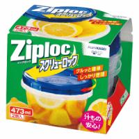 旭化成 ジップロック スクリューロック 473ml 2個入 | キリン堂通販SHOPヤフー店
